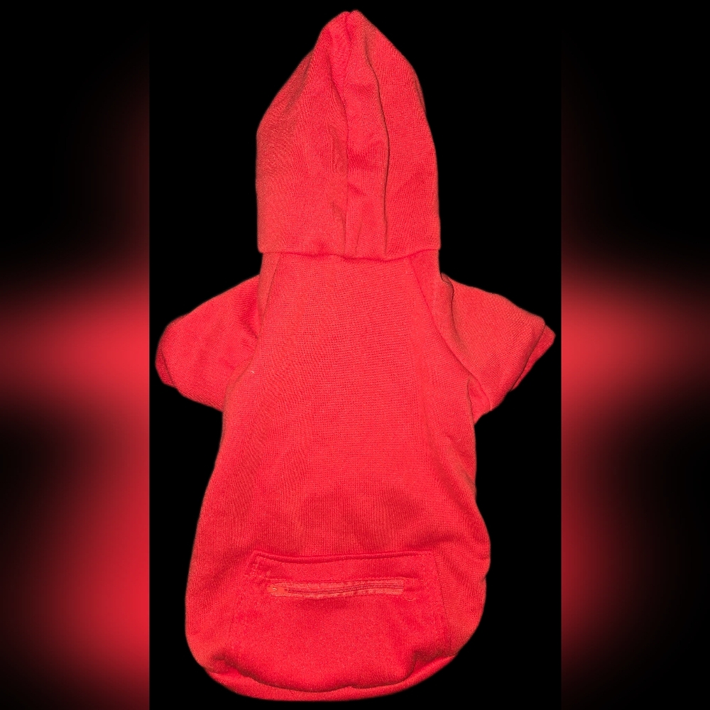Red Hooded Dog Sweater